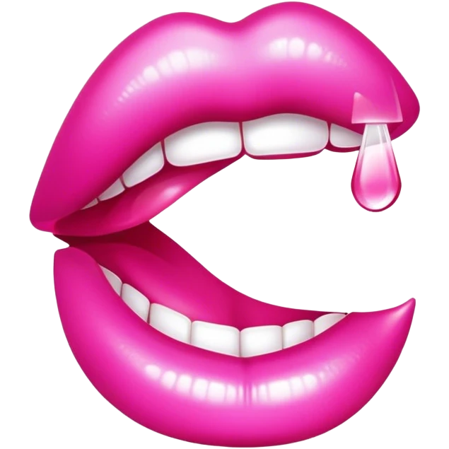 Lip gloss emoji