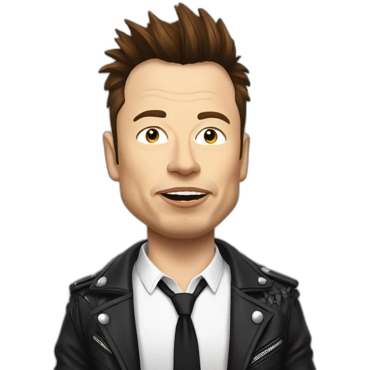 elon musk as punk emoji