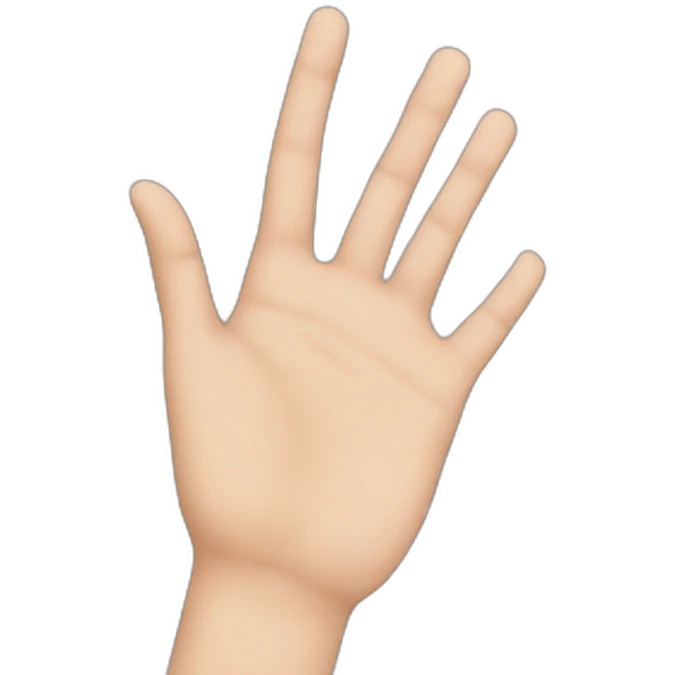hand touching face emoji
