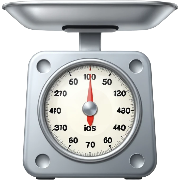 I need a photo of the scale. emoji