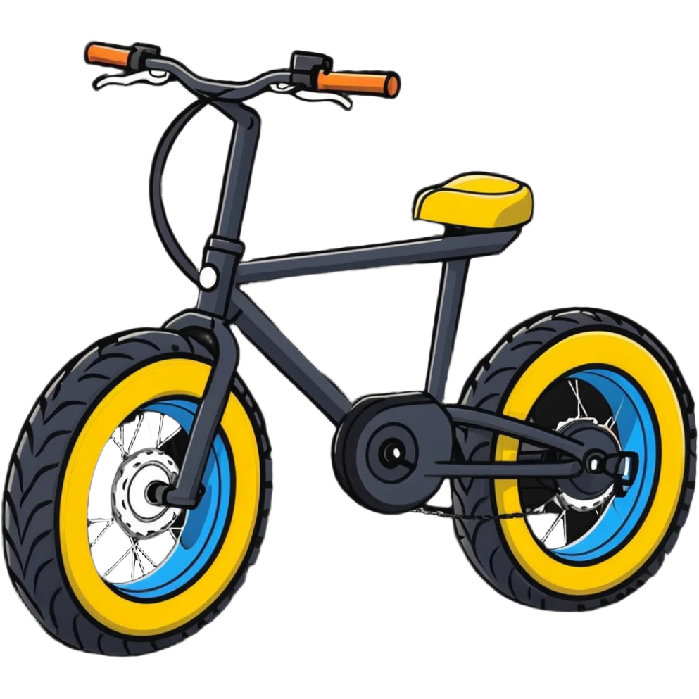Rugged Monster class Chinese electric bicycle with thick tires and powerful frame emoji