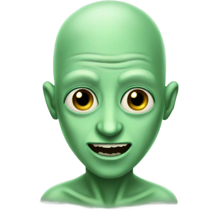 bald alien weird guy  emoji