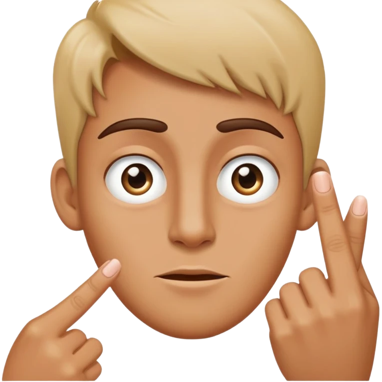 rolling eyes with middle finger emoji