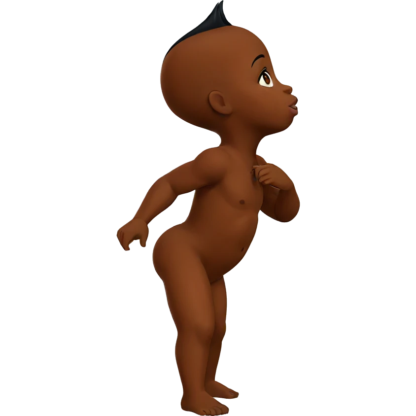 dark skin shota nude portrait emoji