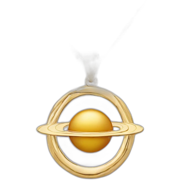 A vivienne westwood saturn necklace emoji
