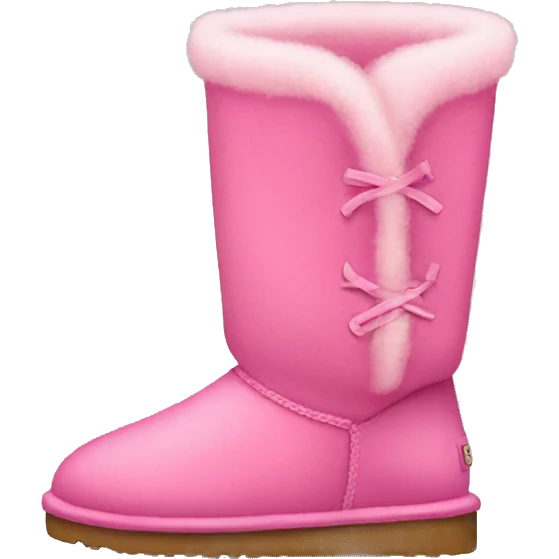 Pink cute Ugg boot emoji
