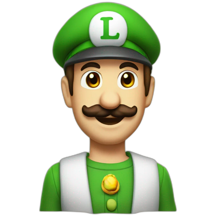 Luigi marry peaches emoji
