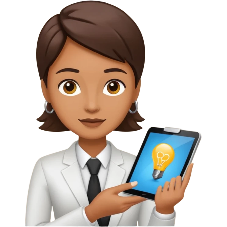 marketing agent with tablet, ideas, social media

 emoji