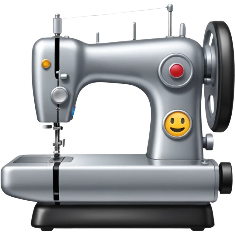 Creame un emoji de una maquina de coser emoji