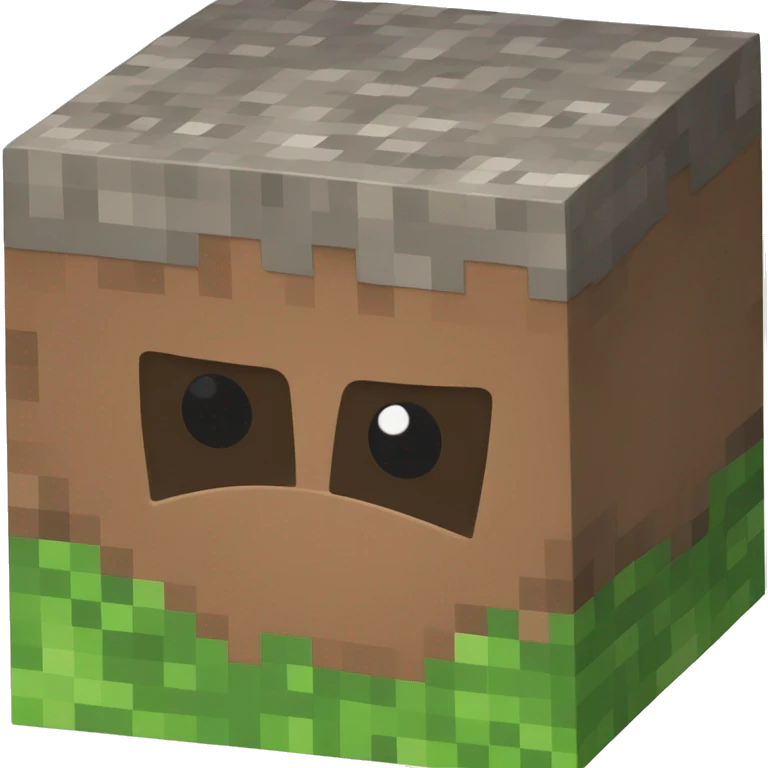 Minecraft dirt block emoji