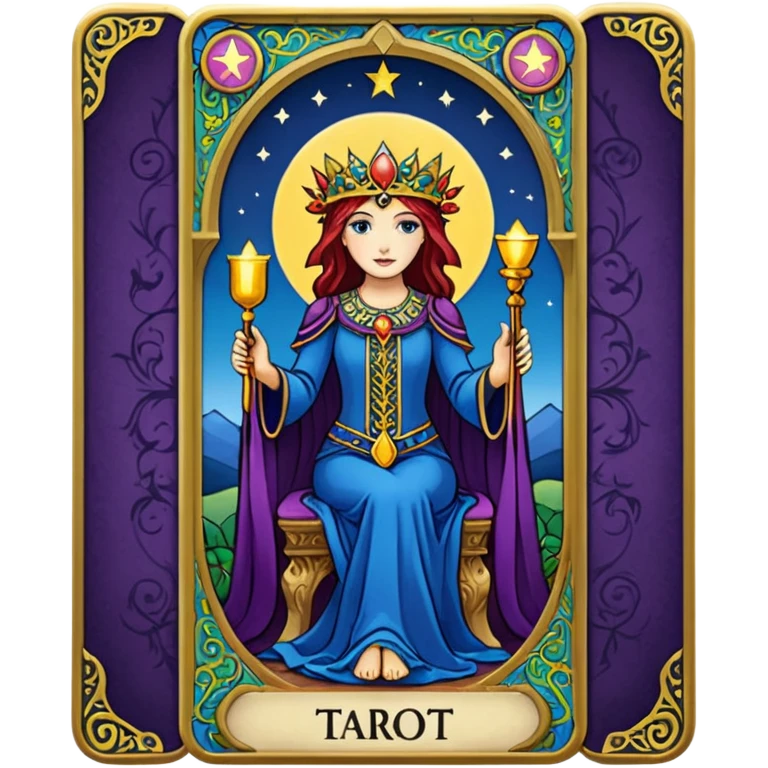 Карта таро emoji