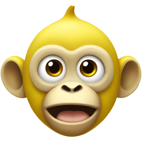 animal name: banana monkey emoji