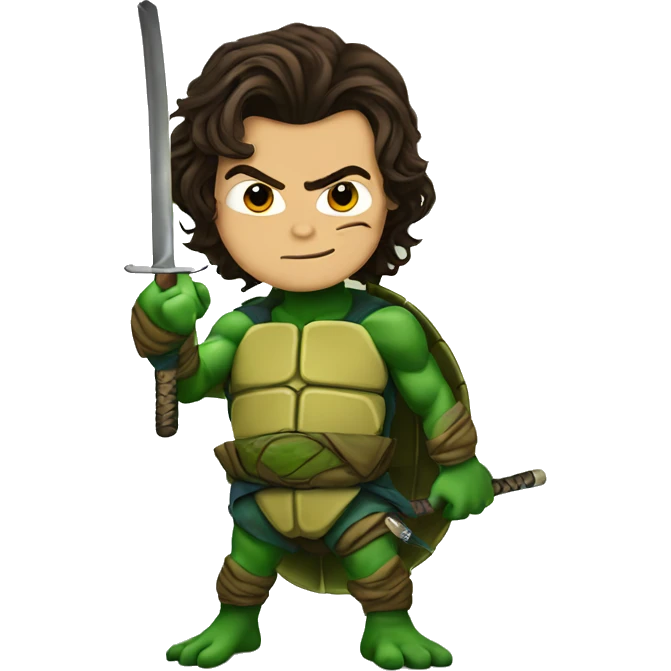 harry styles as a ninja turtle emoji