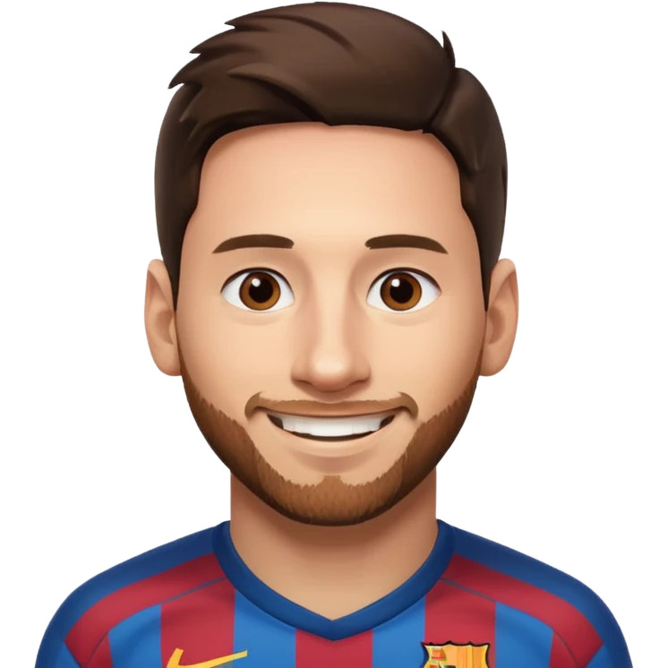 Messi face  emoji