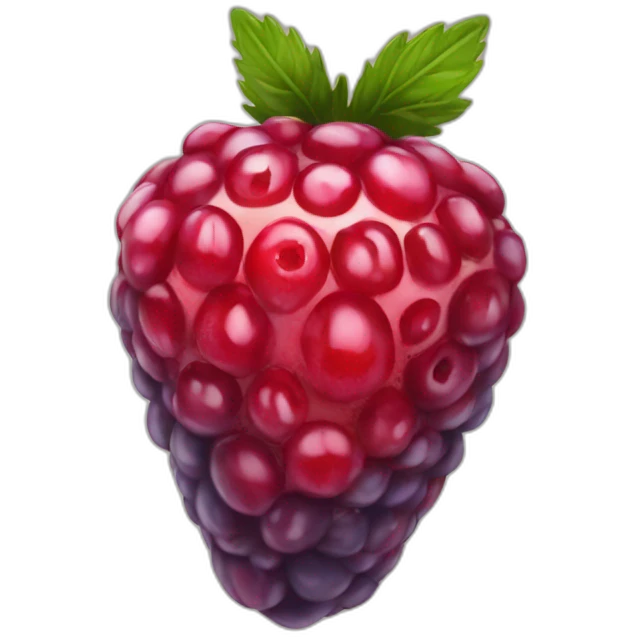 fraise framboise myrtille emoji