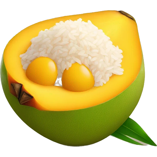 Mango rice  emoji