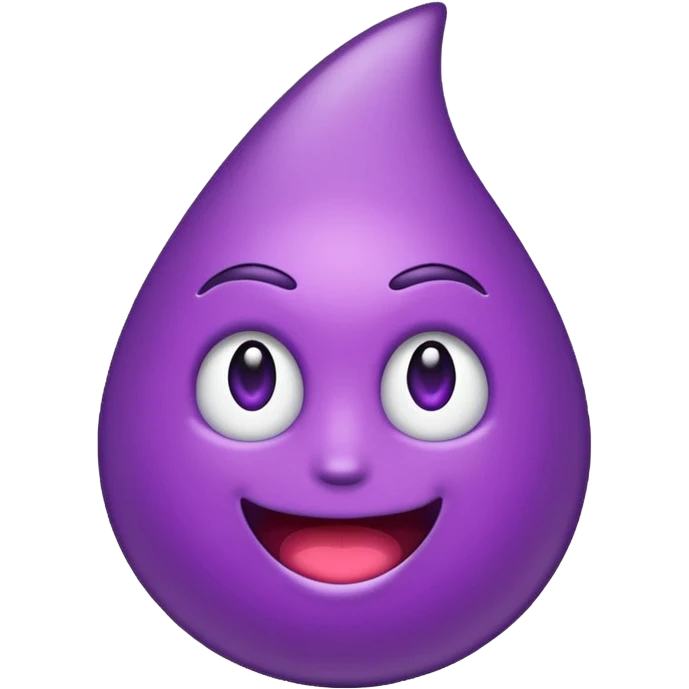 Um relâmpago roxo. emoji