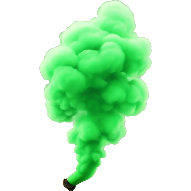 green smoke emoji