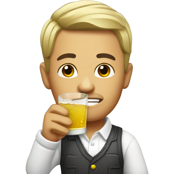 Drinking tequila  emoji