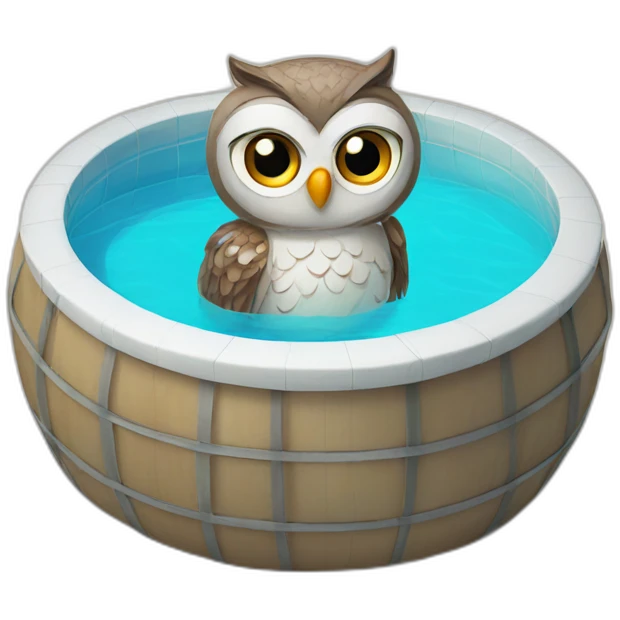 owl-in-the-swimming-pool emoji