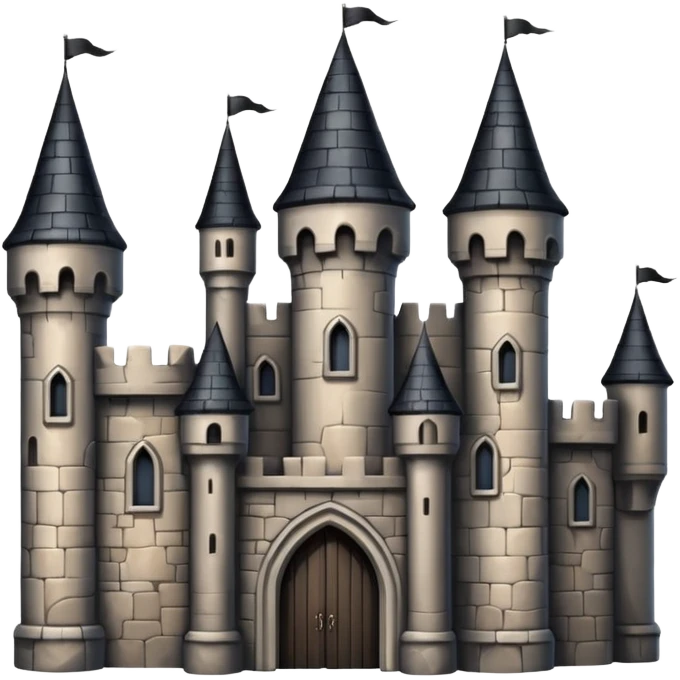 old castle emoji