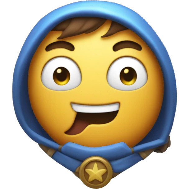 Chat bubble "hero is a good boy" emoji