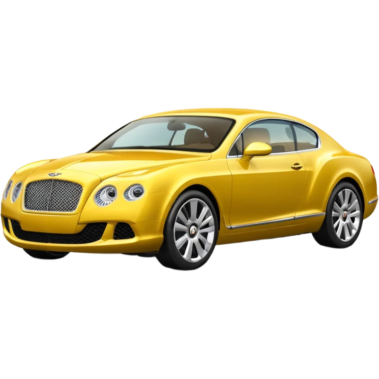 Yellow Bentley emoji
