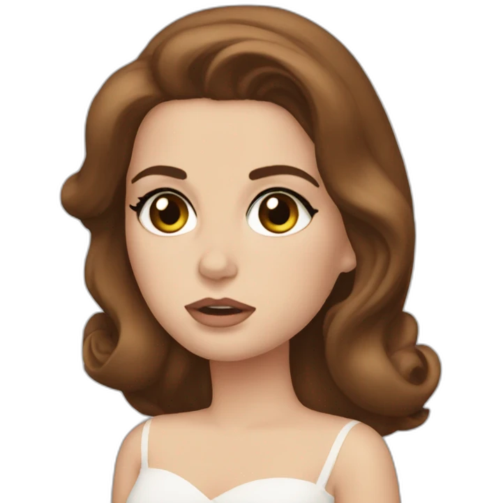Lana del Rey disappointed emoji