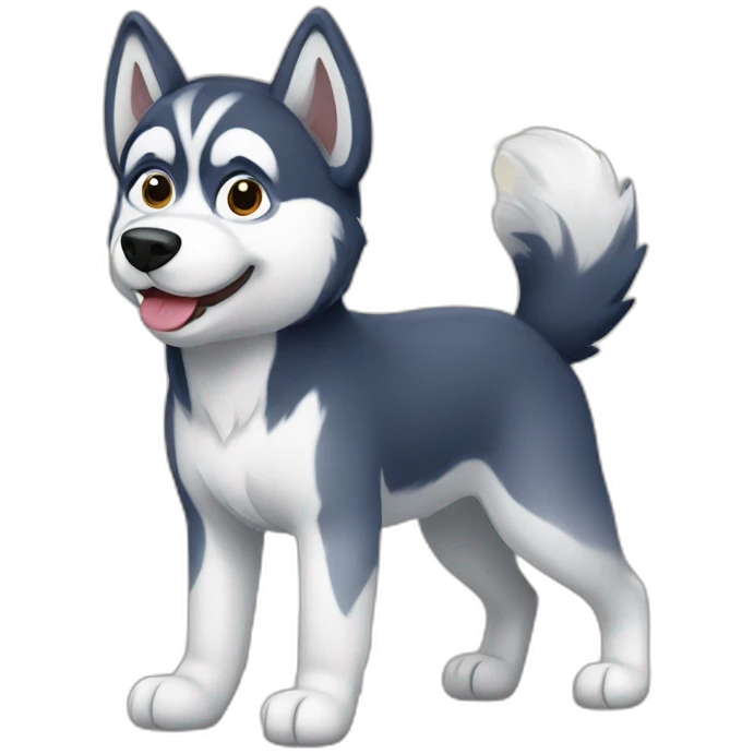 husky emoji