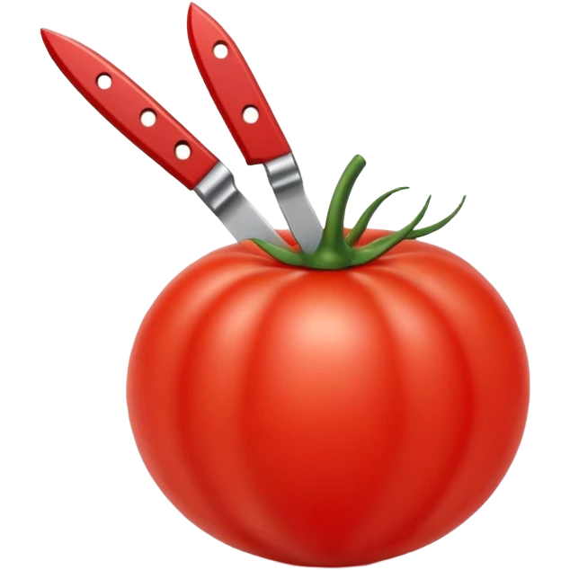 knife in a tomato  emoji