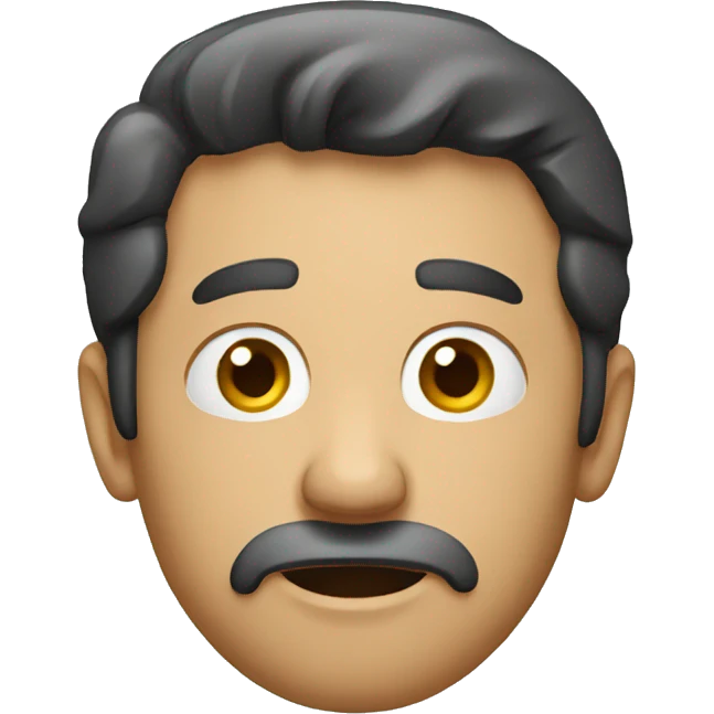 a man confused emoji