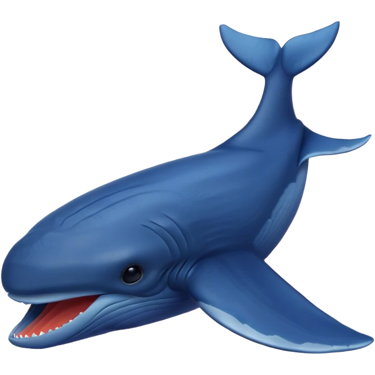 Blue whale tale emoji