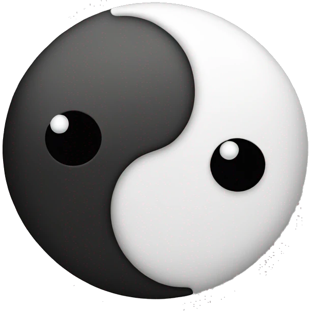 Yin and yang  emoji