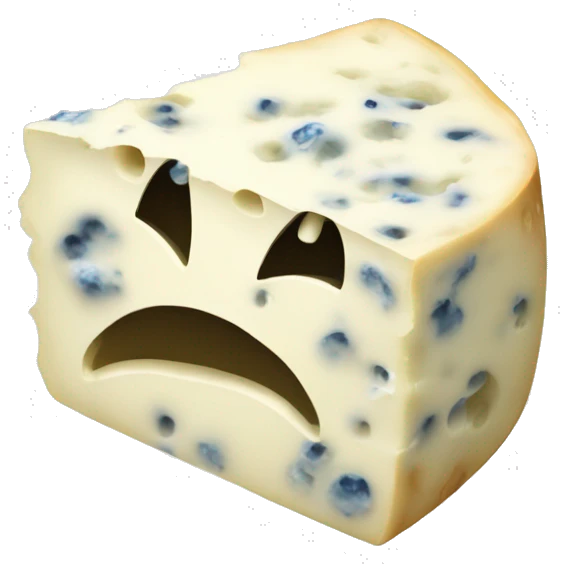 roquefort cheese dead of laughter  emoji