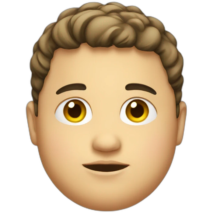 Fat young emoji