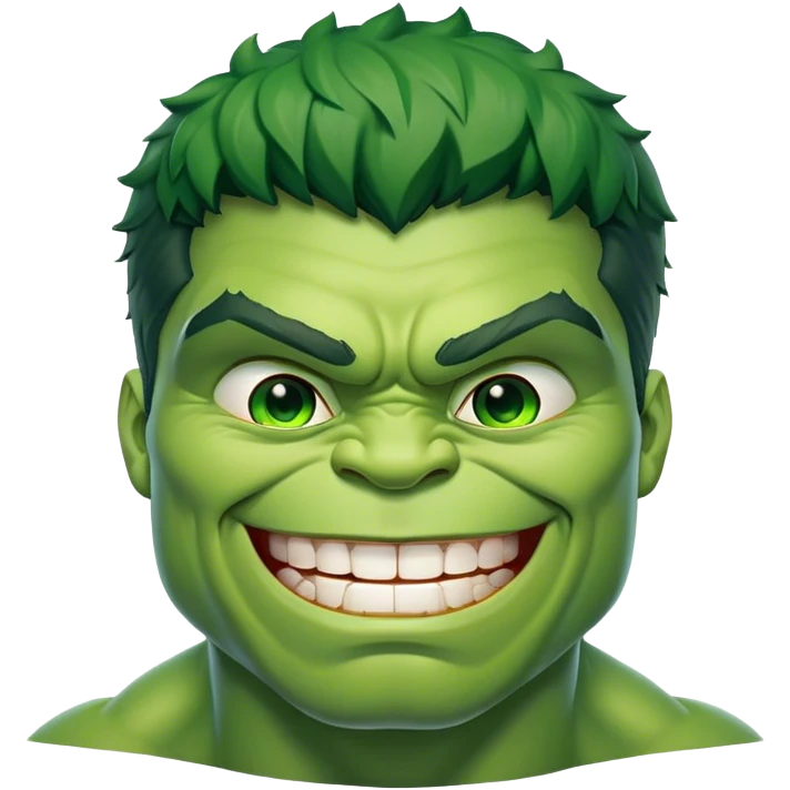 Hulk in love emoji