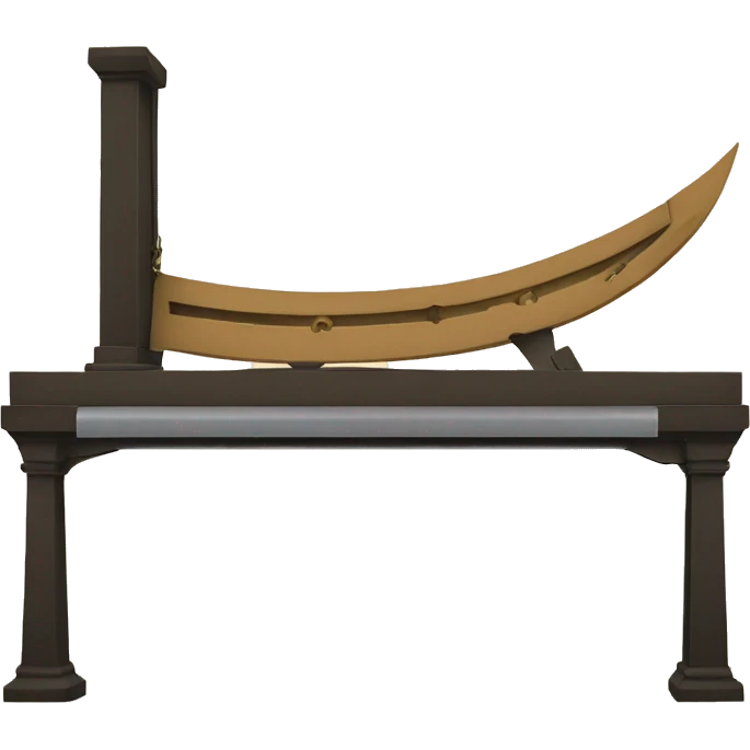 Historic French revolution guillotine  emoji