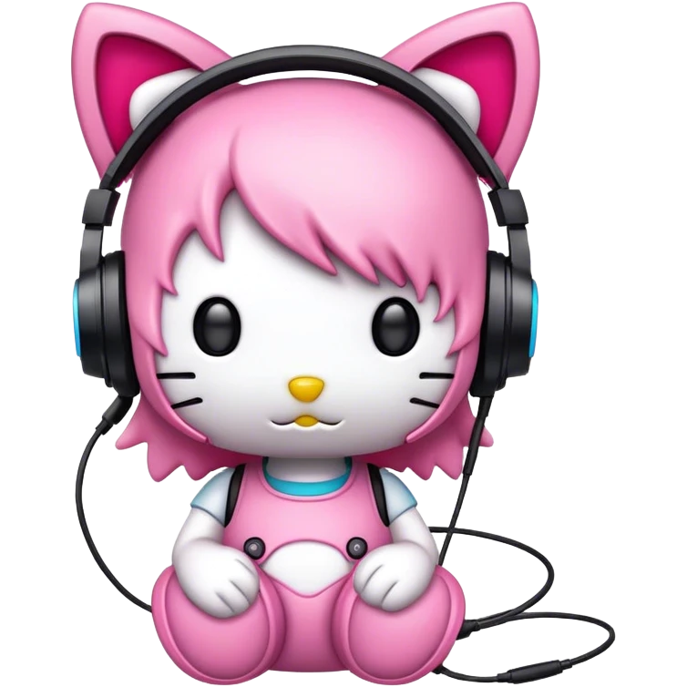 Hello kitty gaming emoji