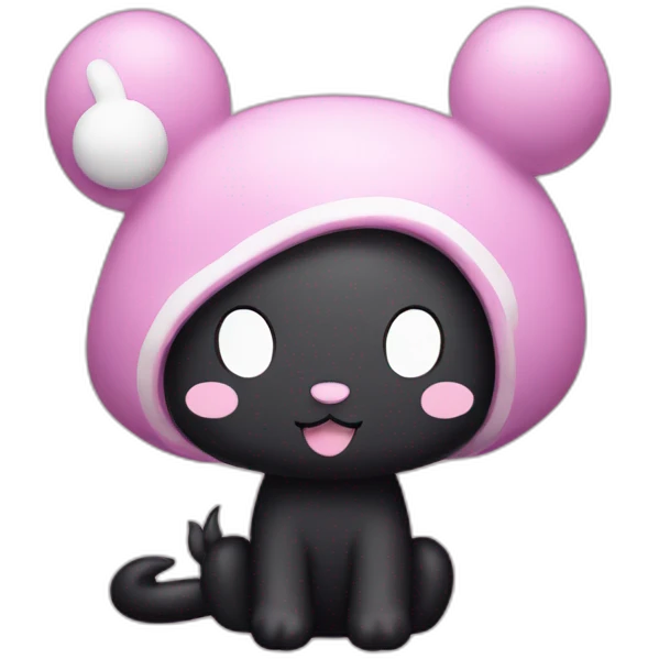 Kuromi Sanrio emoji