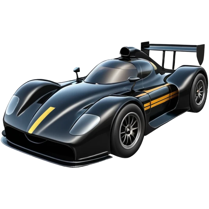 Prenhe and black raicing car emoji