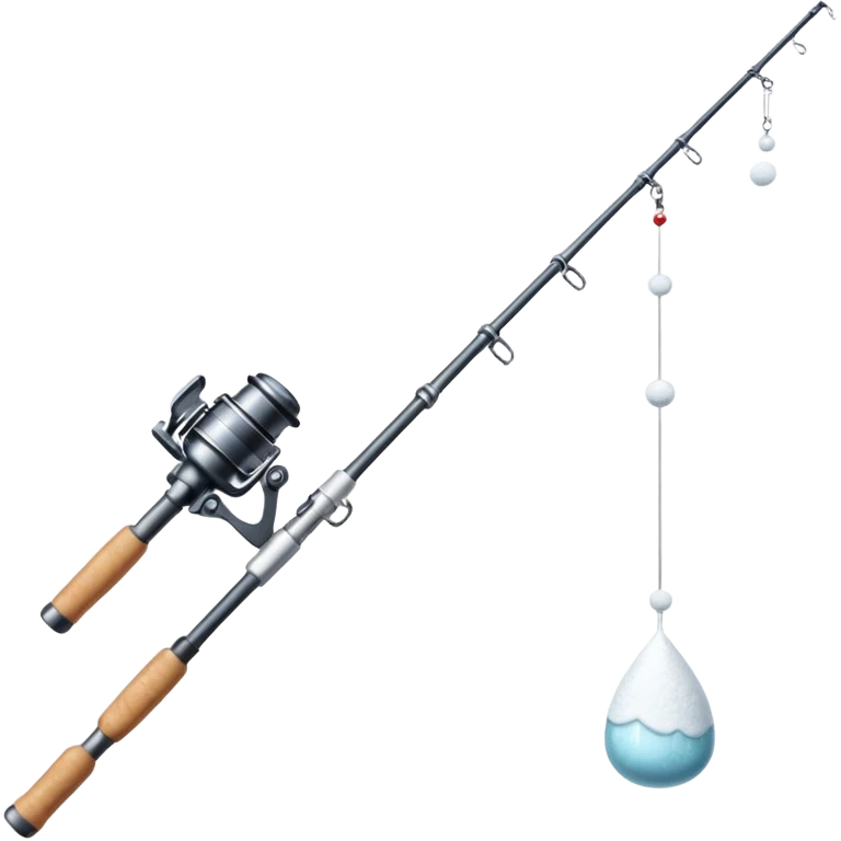 Fishing rod with cocaine on the end emoji