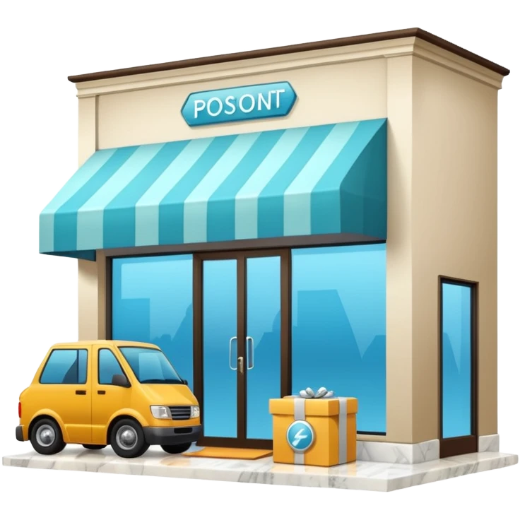 goods delivery point boutique emoji