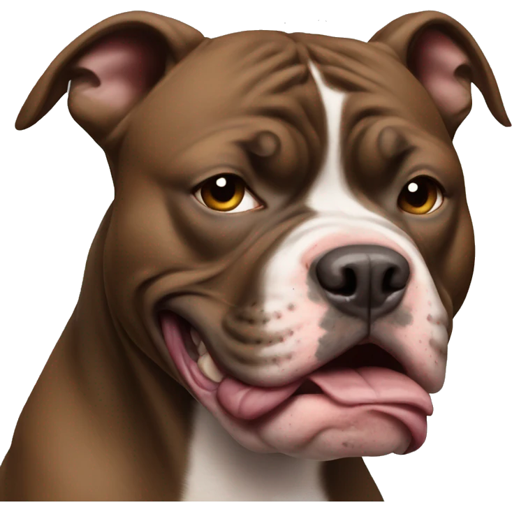 Angry pitbull emoji