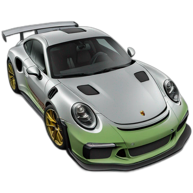 Porsche GT3 RS weissach emoji
