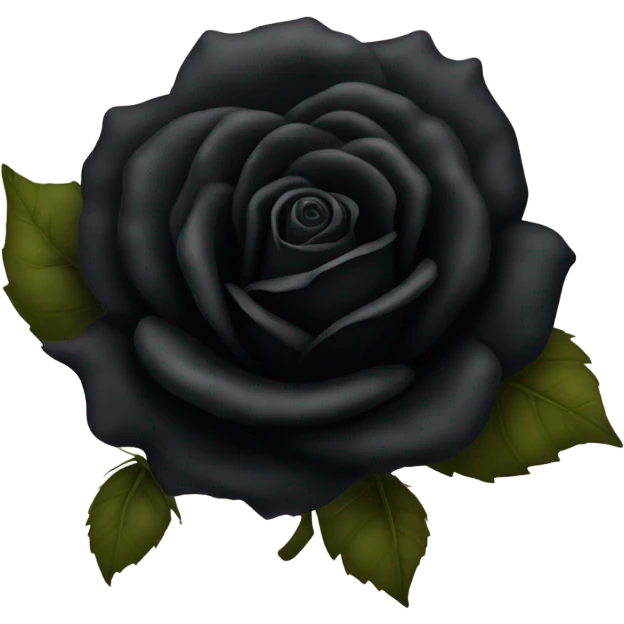 Black rose emoji