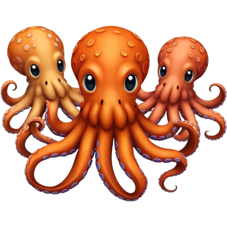 diferentes pulpos emoji