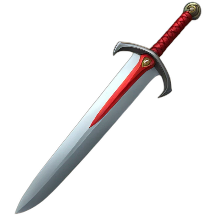 red sword emoji