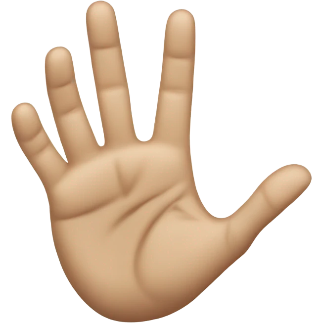 hand gestures but flip it emoji
