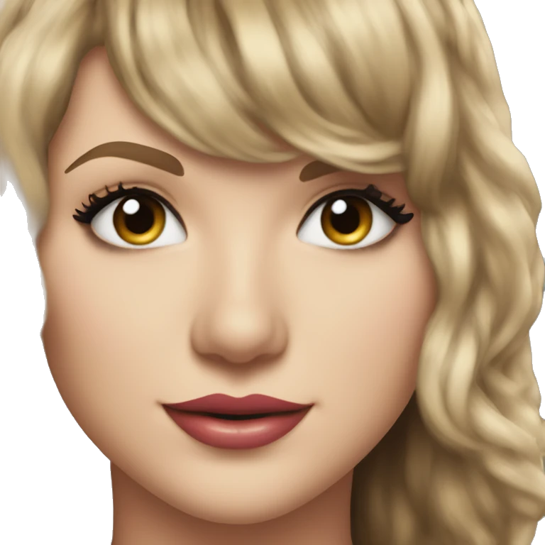 Taylor swift smiling emoji