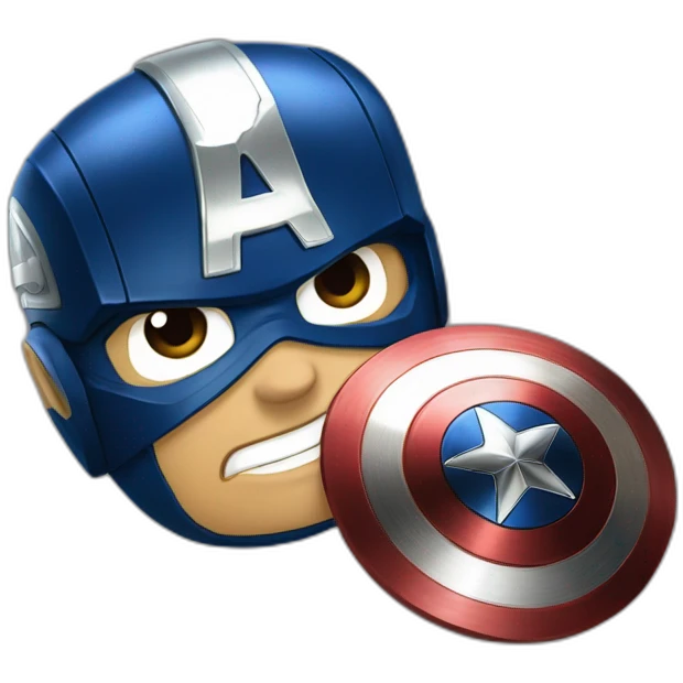 milei como capitan america emoji